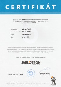 Certifikát_Jablotron